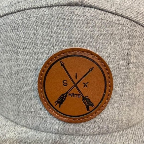 SIX hats flat brim hat. Gray/black. Adjustable. NWOT. Adult. - Picture 9 of 10